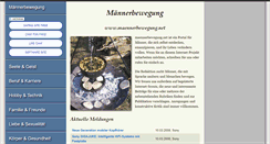 Desktop Screenshot of maennerbewegung.net